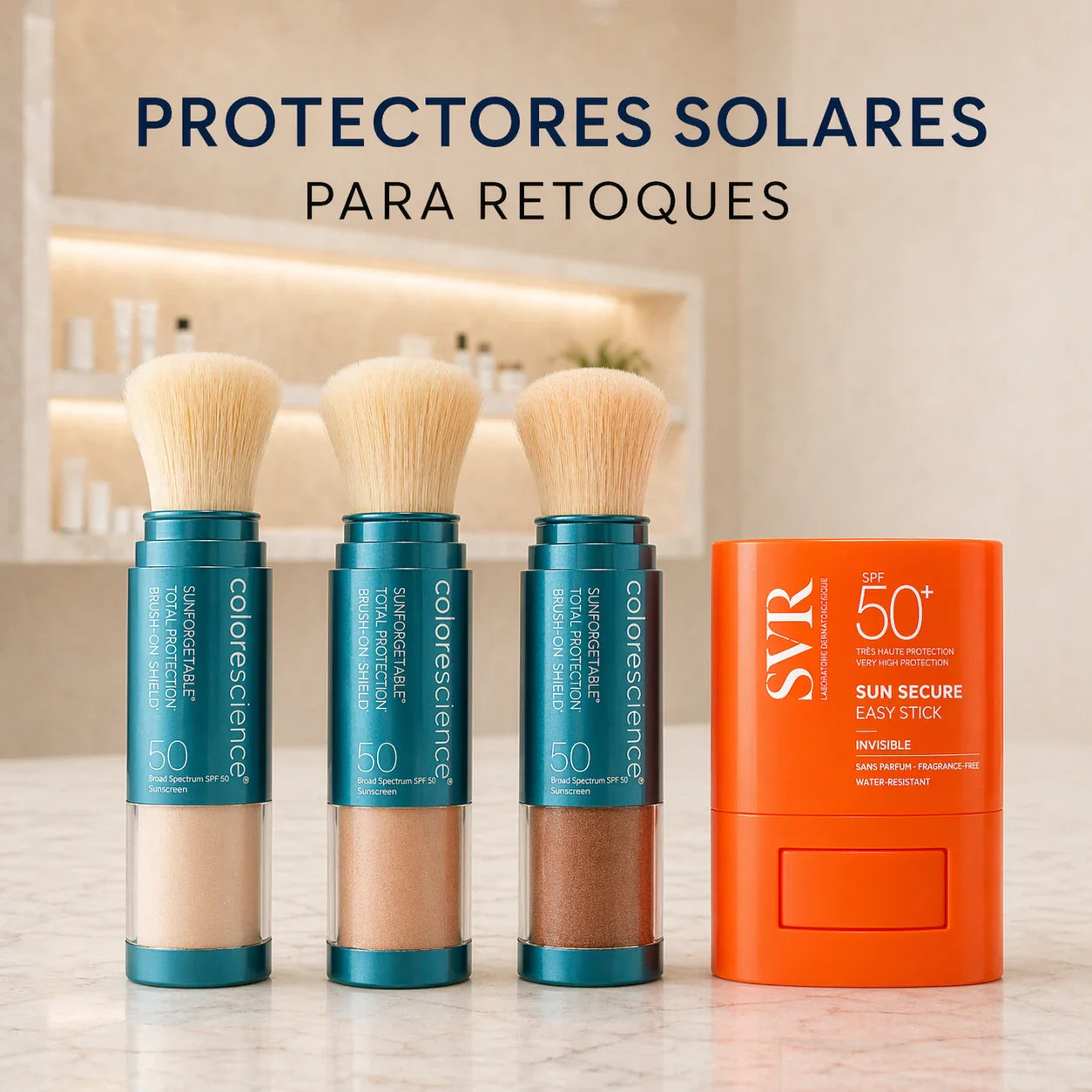 Protege tu piel TODO el día, incluso cuando estás fuera de casa