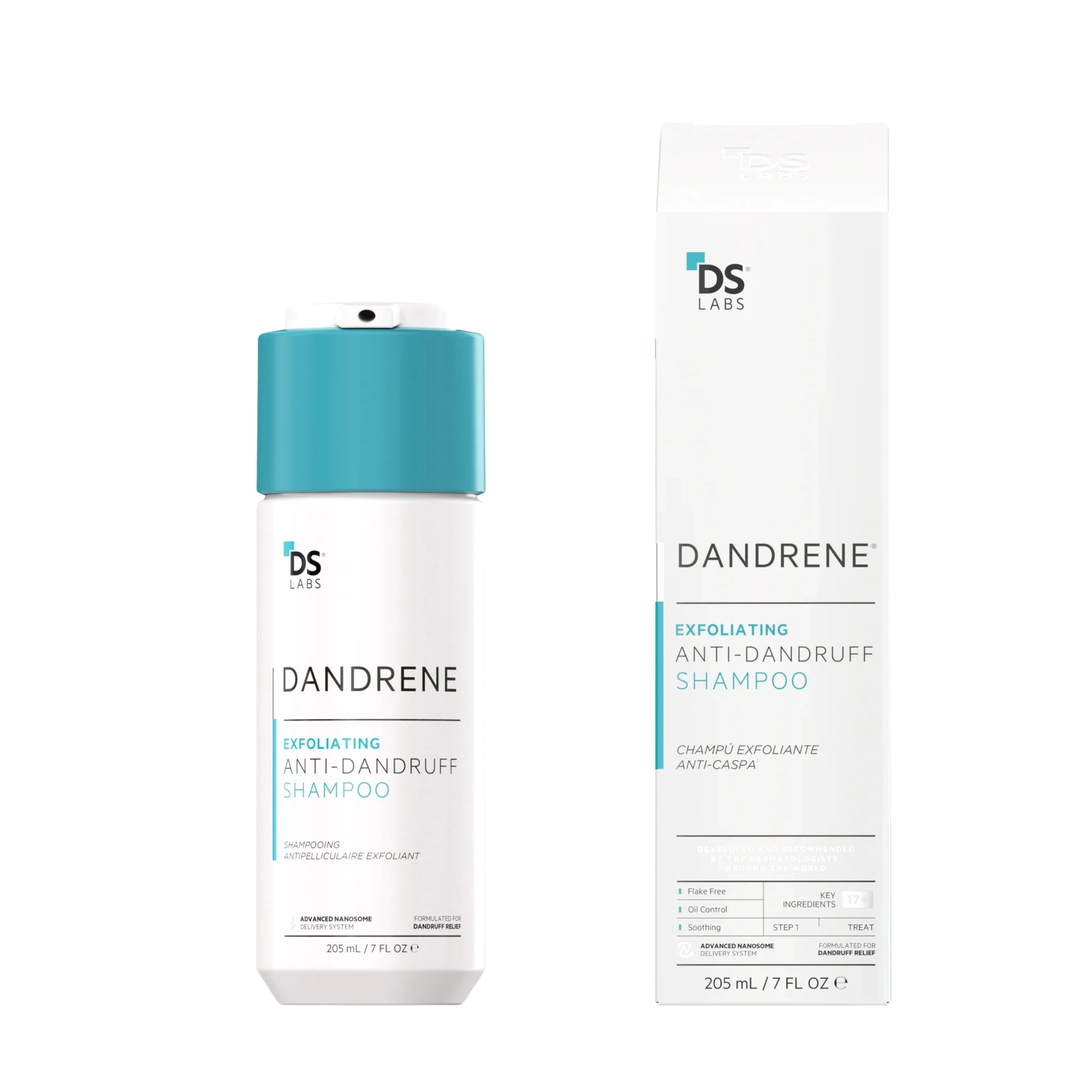 DS Laboratories Dandrene Shampoo Exfoliante Anti-Caspa 205ml - Derma y Laser Boutique