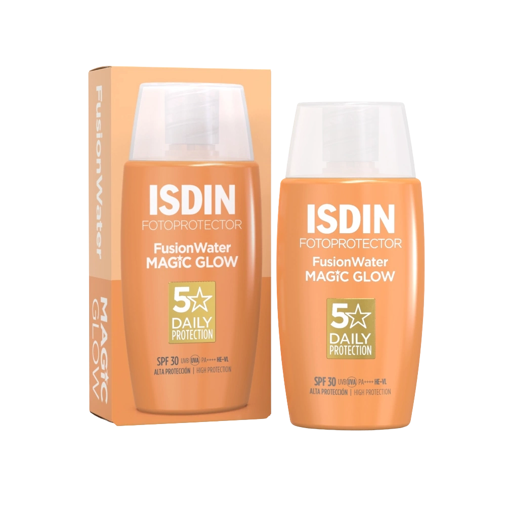 ISDIN Fusion Water Magic Glow SPF30 50ml - Derma y Laser Boutique