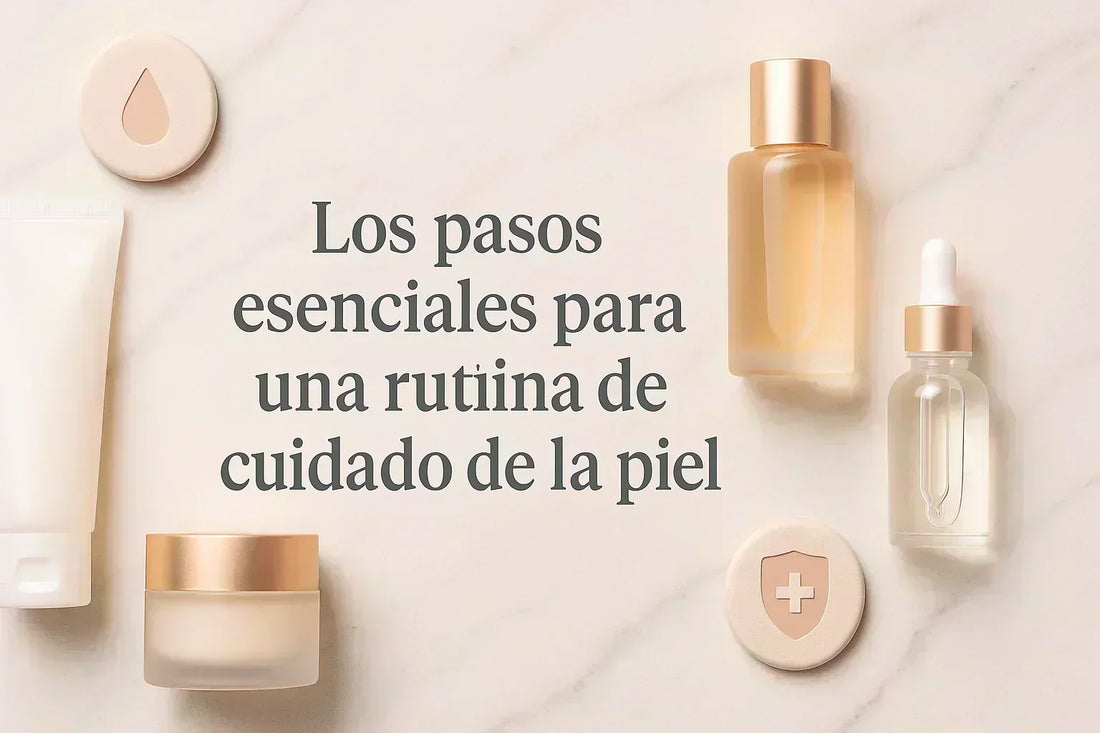 Rutina dermatológica de cuidado facial según tipo de piel y edad