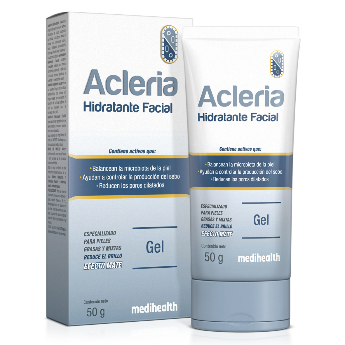Acleria Hidratante Facial 50gr - Derma y Laser Boutique