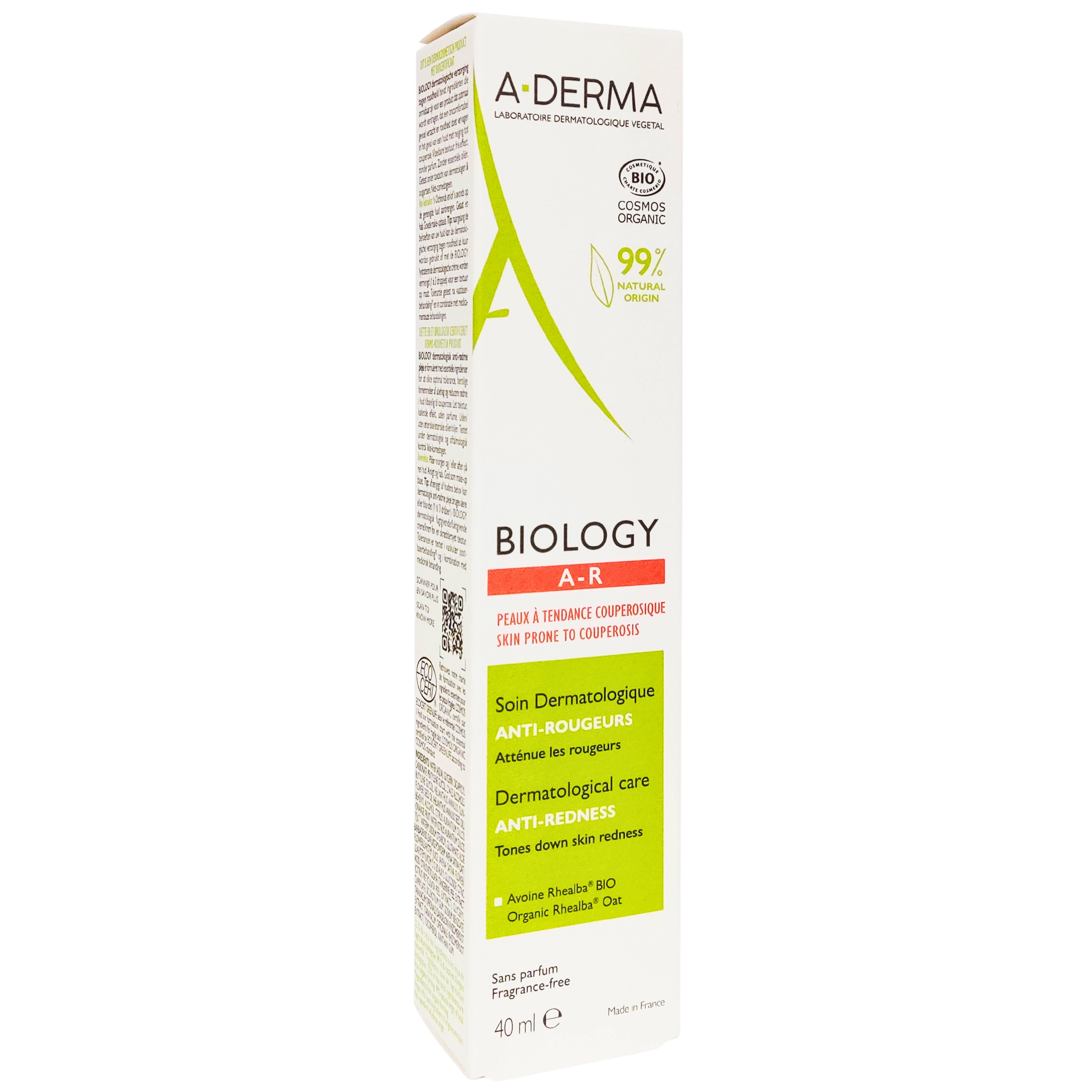 Aderma Biology AR anti-rojeces 40ml - Derma y Laser Boutique