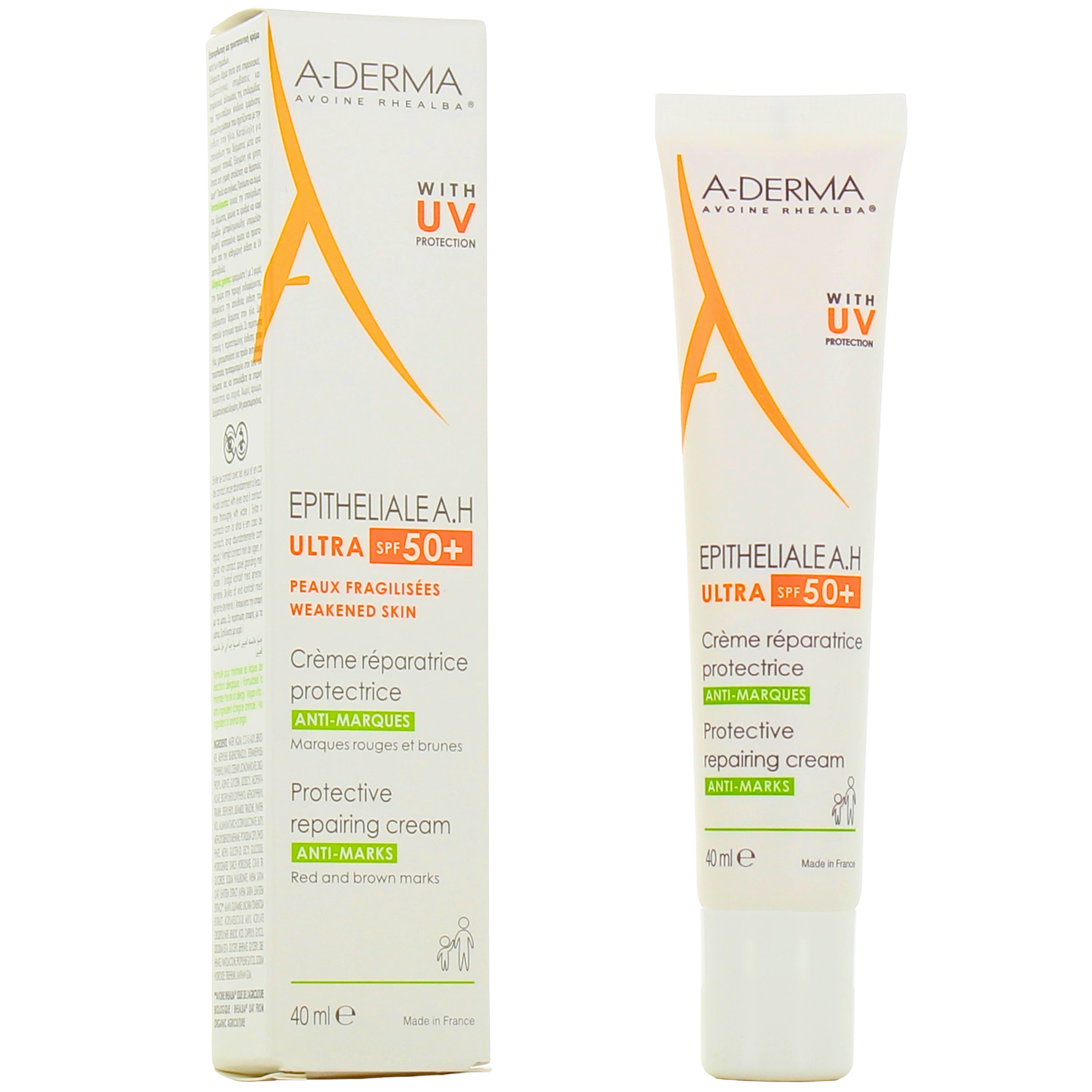 Aderma Epitheliale A.H Ultra FPS50+ reparadora 40ml - Derma y Laser Boutique