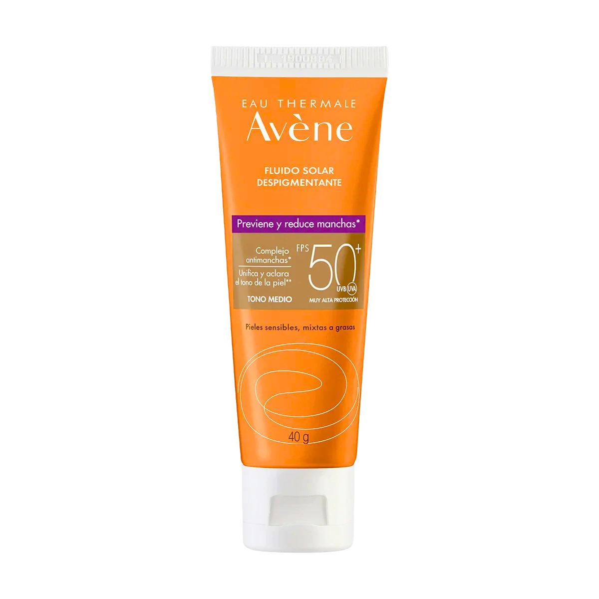 Avene Fuido Protector solar despigmentante SPF50+ Tono medio 40gr - Derma y Laser Boutique