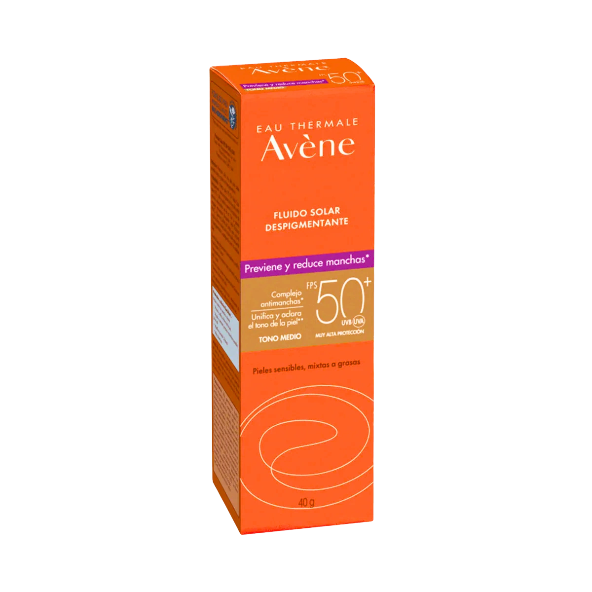 Avene Fuido Protector solar despigmentante SPF50+ Tono medio 40gr - Derma y Laser Boutique