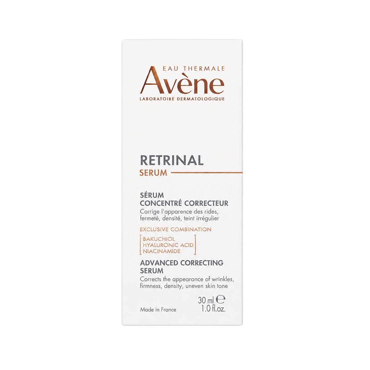 Avène Retrinal Serum Corrector Antiarrugas 30 ml con bakuchiol y niacinamida