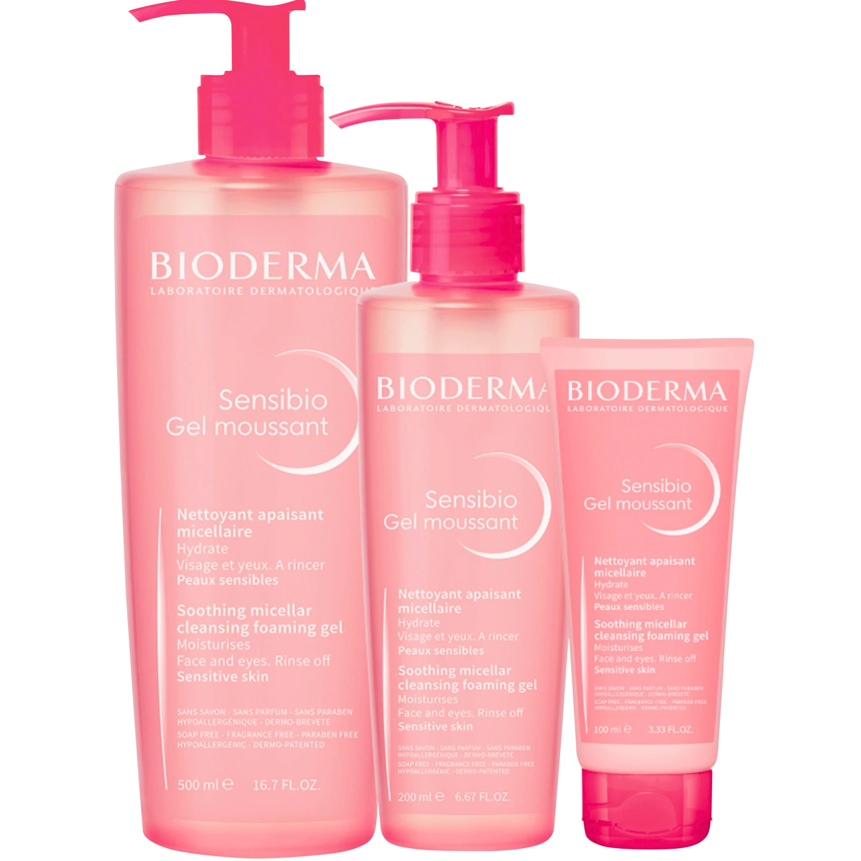 Bioderma Sensibio Gel Moussant, Gel micelar limpiador - Derma y Laser Boutique