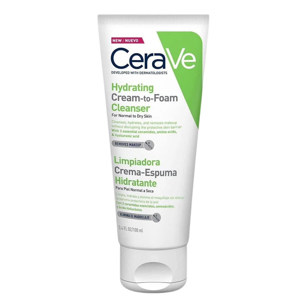 CeraVe Limpiadora Crema Espumosa Hidratante