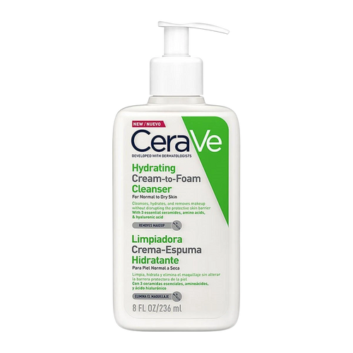 CeraVe Limpiadora Crema Espumosa Hidratante