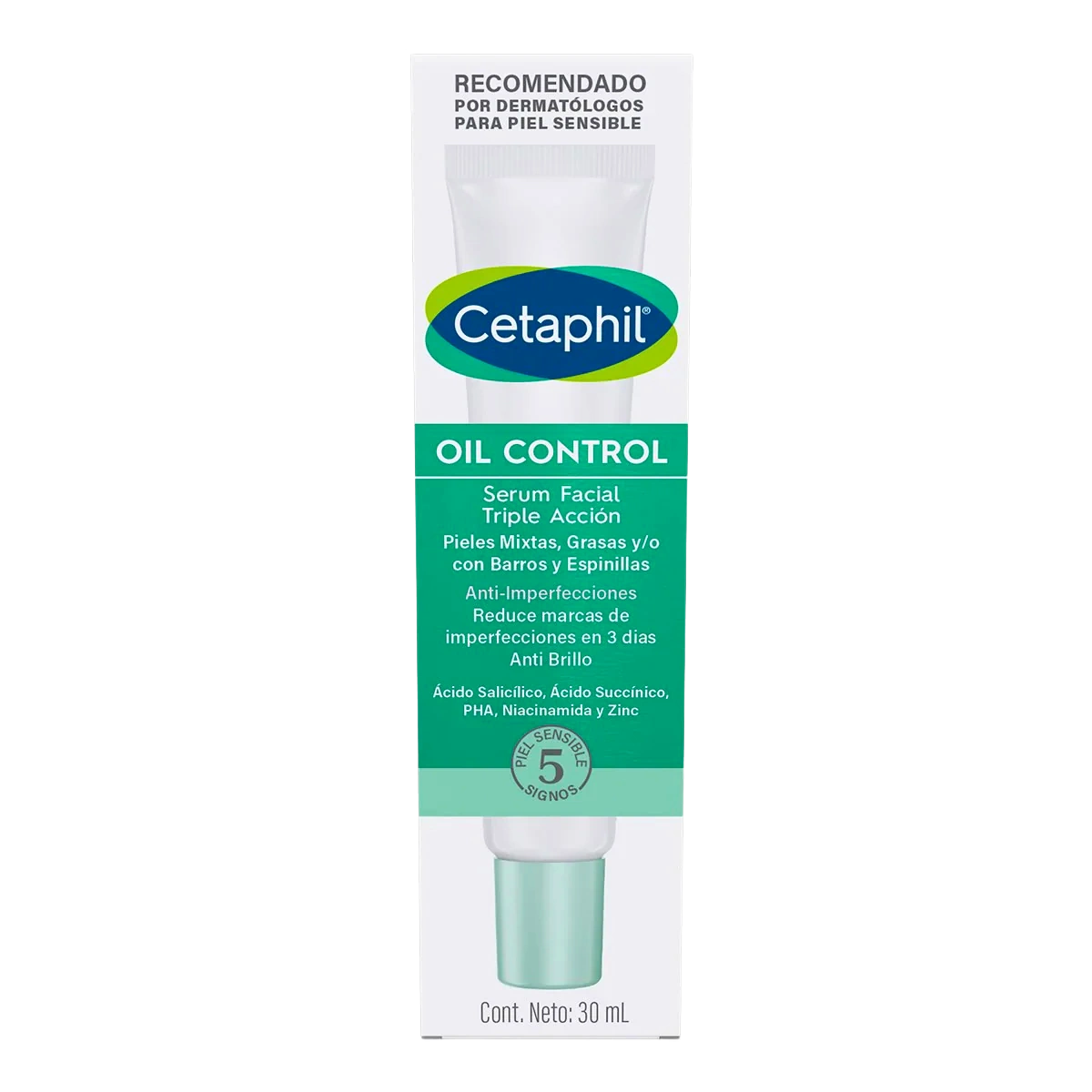 Cetaphil Oil Control Sérum Facial Triple Acción 30 ml - Derma y Laser Boutique