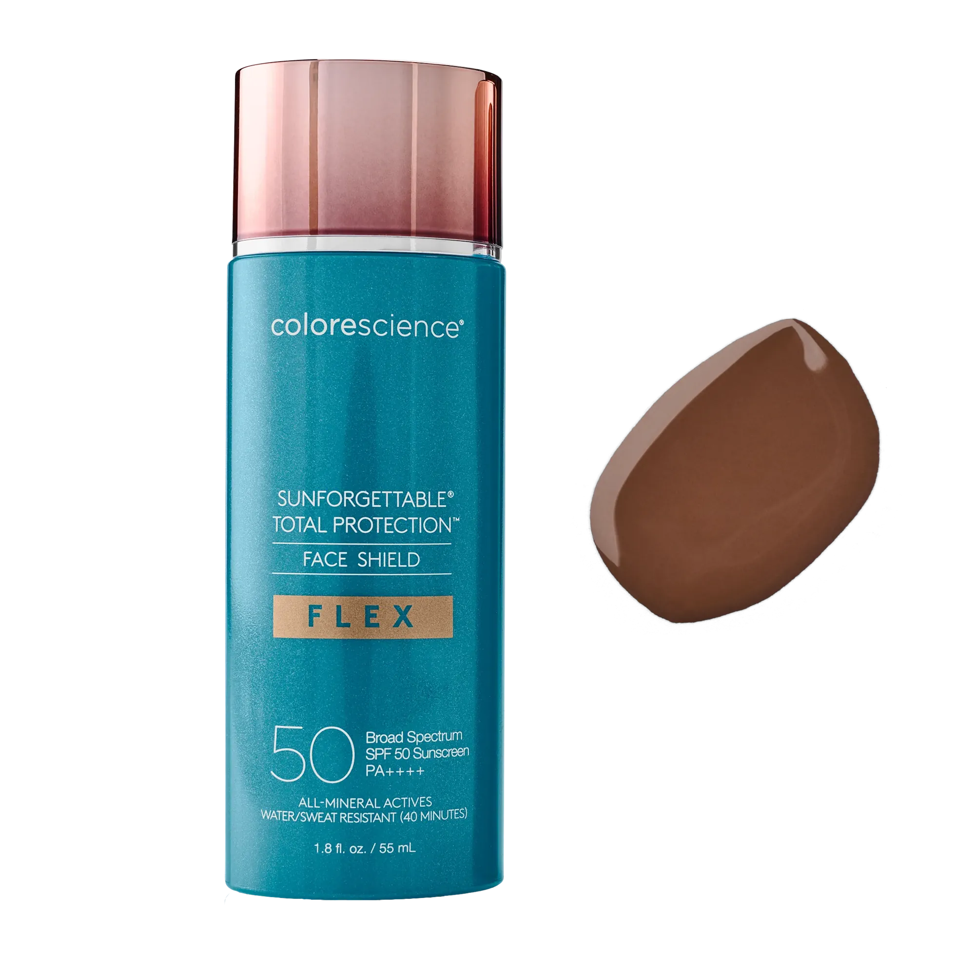 Colorescience Sunforgettable Total Protection Face Shield Flex SPF 50 55ml - Tono Rich Deep (piel muy oscura)