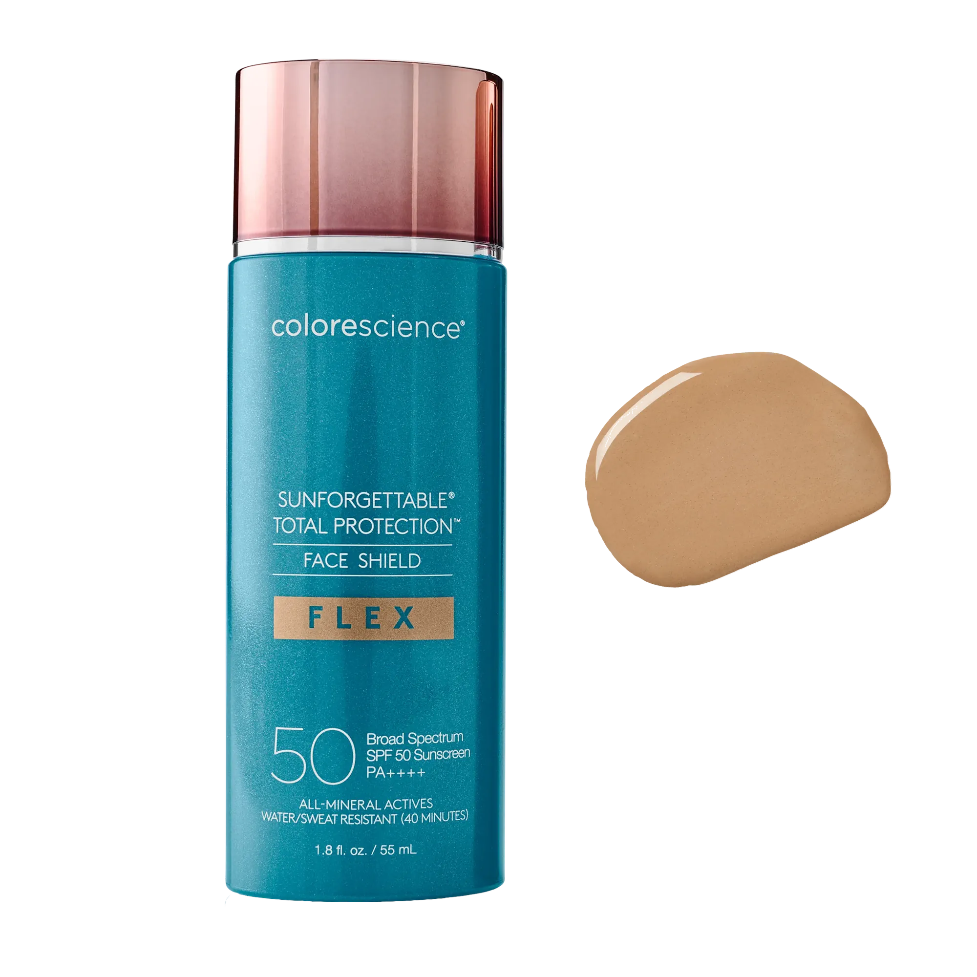 Colorescience Sunforgettable Total Protection Face Shield Flex SPF 50 55ml - Tono Tan (piel bronceada)