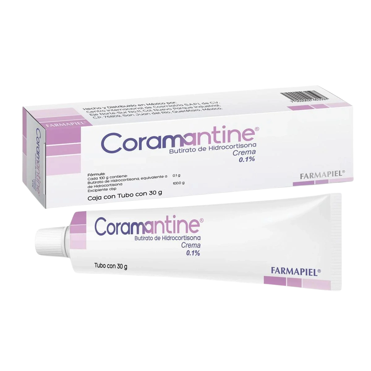 Farmapiel Coramantine (Hidrocrotisona 1%) Crema Tubo 30 gr - Derma y Laser Boutique