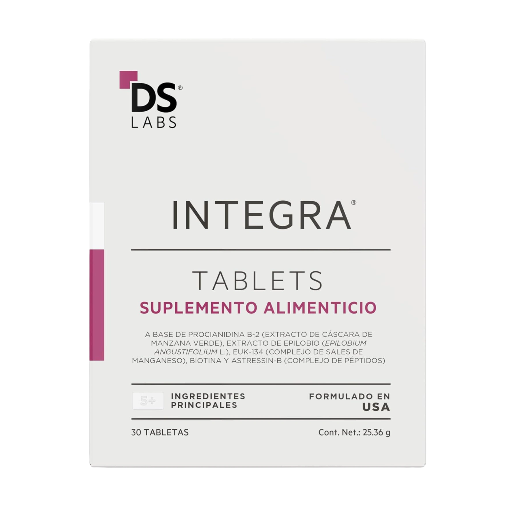 DS Laboratories Integra 30 tabletas suplemento alimenticio para cuidado capilar
