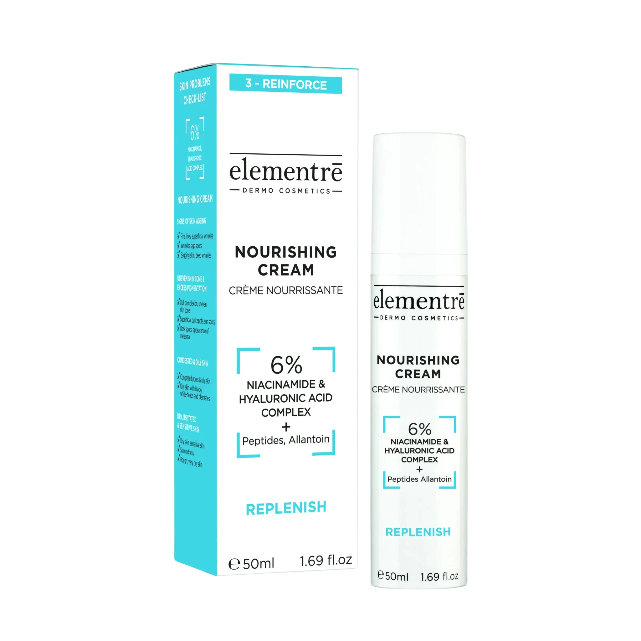 Elementre Nourishing Cream 50ml crema nutritiva facial