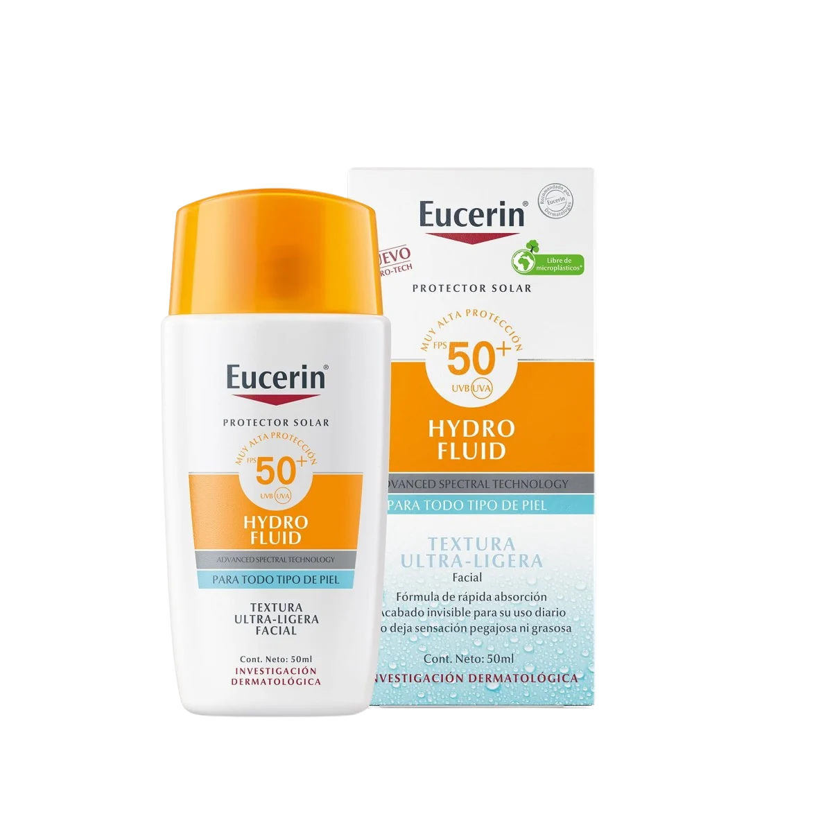 Eucerin Sun Face Hydro Fluid FPS50+ 50ml