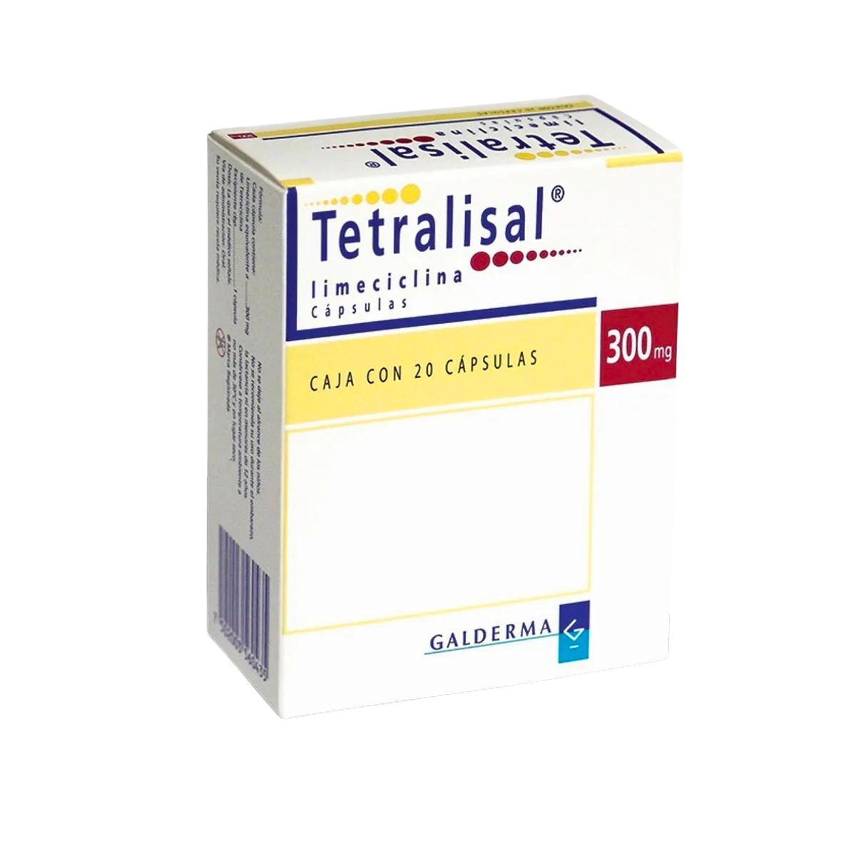 Galderma Tetralisal  (Limeciclina) 300 mg 20 caps - Derma y Laser Boutique
