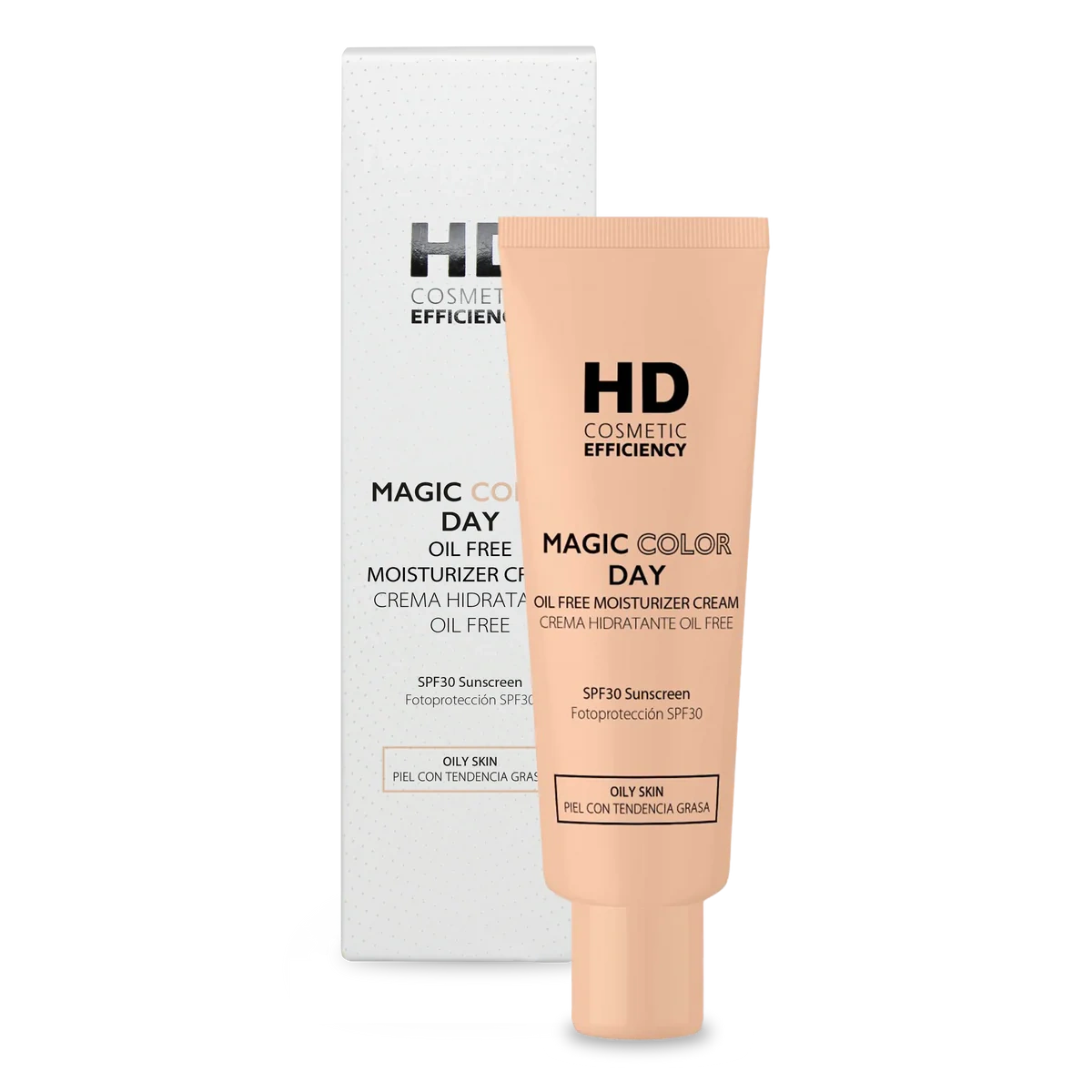 HD Dermocosmetics Magic Color Day Hidratante Oil Free SPF30 40ml - Derma y Laser Boutique