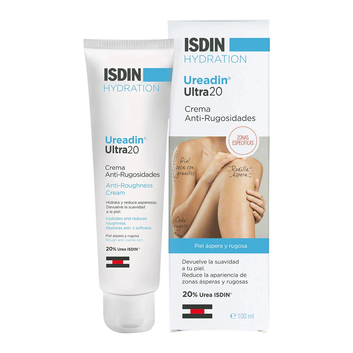 ISDIN Ureadin Ultra 20 Crema Anti rugosidades 100 ml - Derma y Laser Boutique