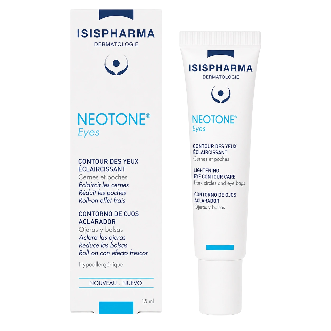 Isispharma Neotone Eyes 15 ml contorno de ojos anti-ojeras con roll-on