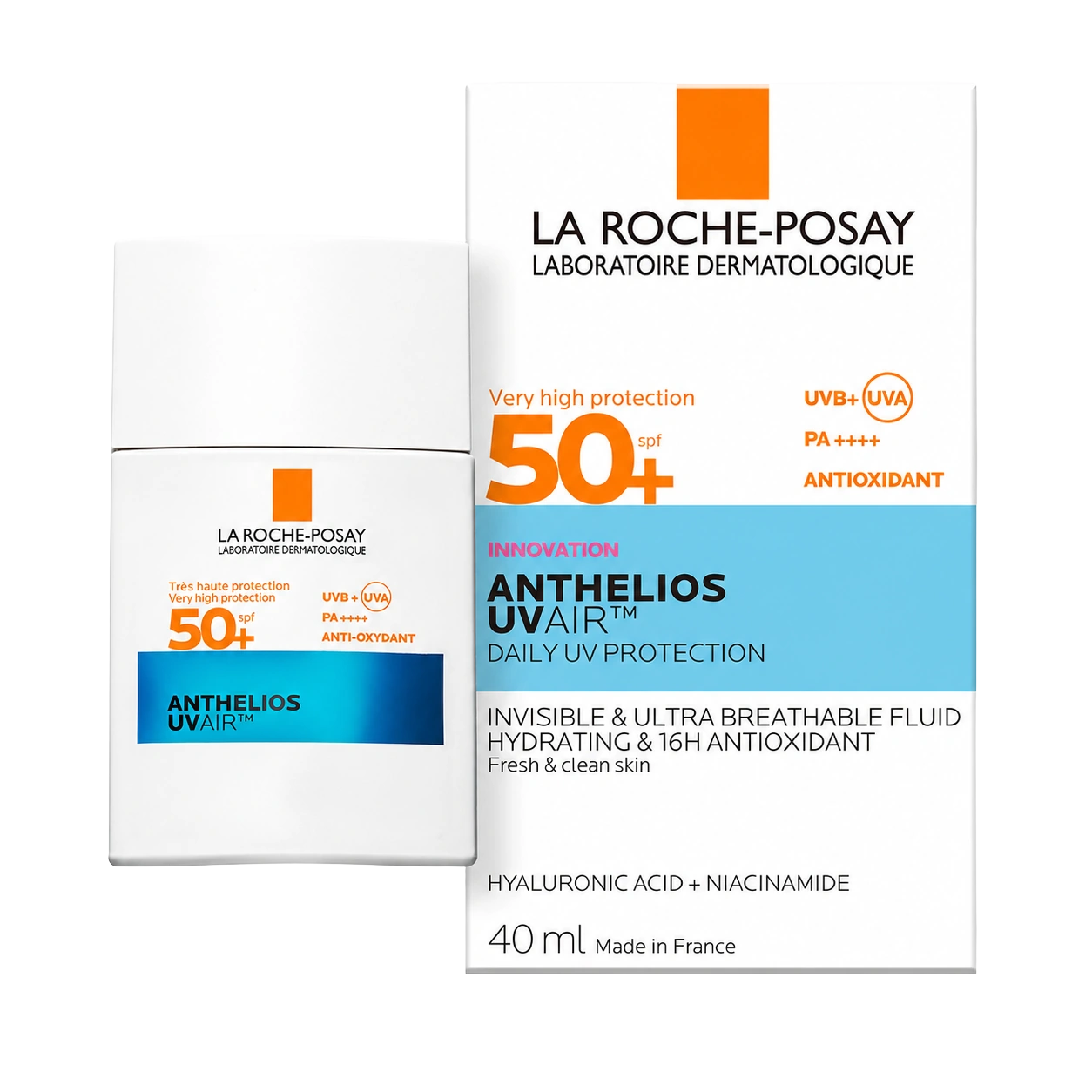 La Roche-Posay Anthelios UV Air FPS 50+ 40 ml protector solar facial ultraligero