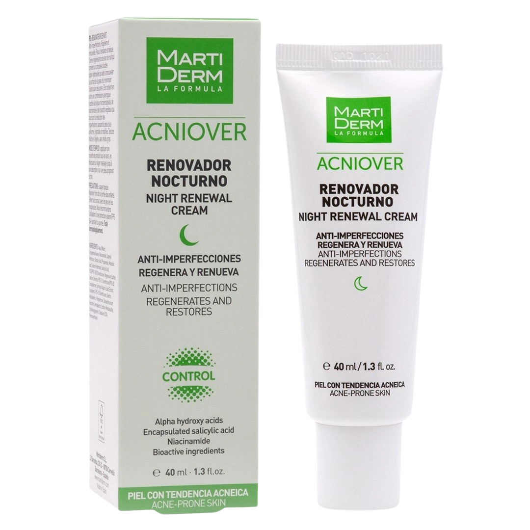 Martiderm Acniover Renovador Nocturno 40ml - Derma y Laser Boutique