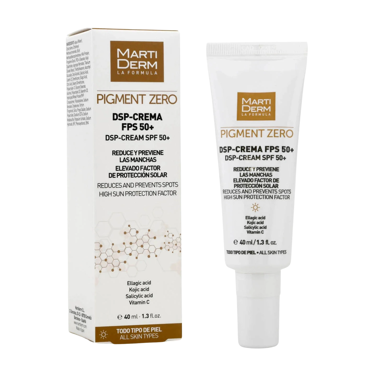 Martiderm Pigment Zero DSP Crema Renovación Facial 40ml - Derma y Laser Boutique