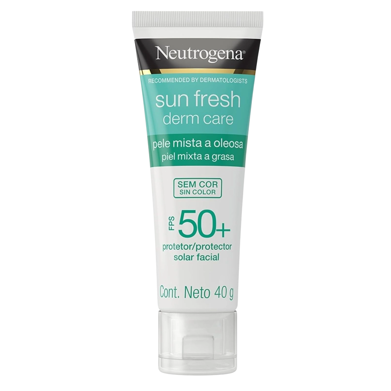 Neutrogena Sun Fresh Derm Care Toneless SPF50+ 40gr