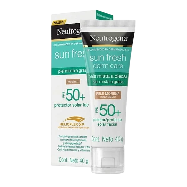 Neutrogena Sun Fresh Derm Care With Color Tone SPF50+ 40gr