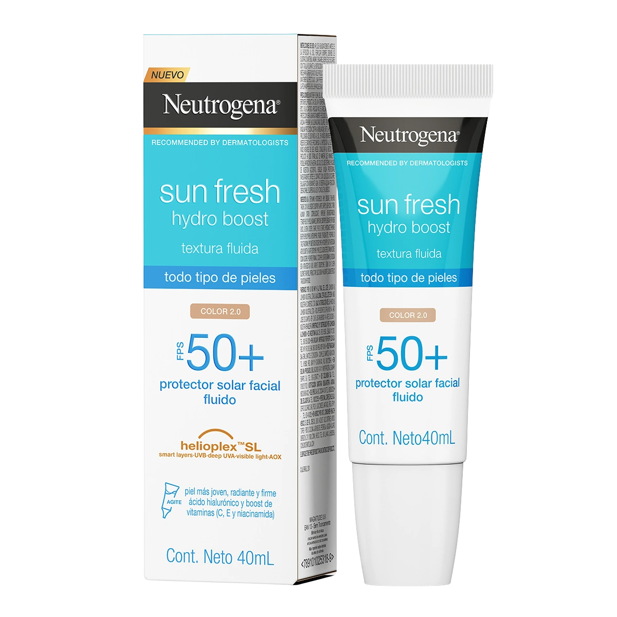 Neutrogena Sun Fresh Hydro Boost SPF50 Color 2.0 40ml