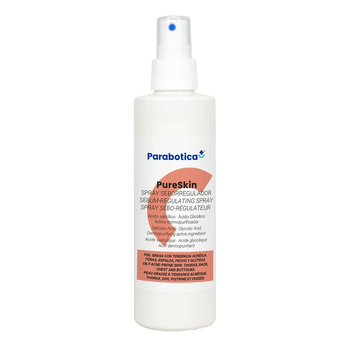 Parabotica Pureskin Spray Seborregulador 200ml - Derma y Laser Boutique