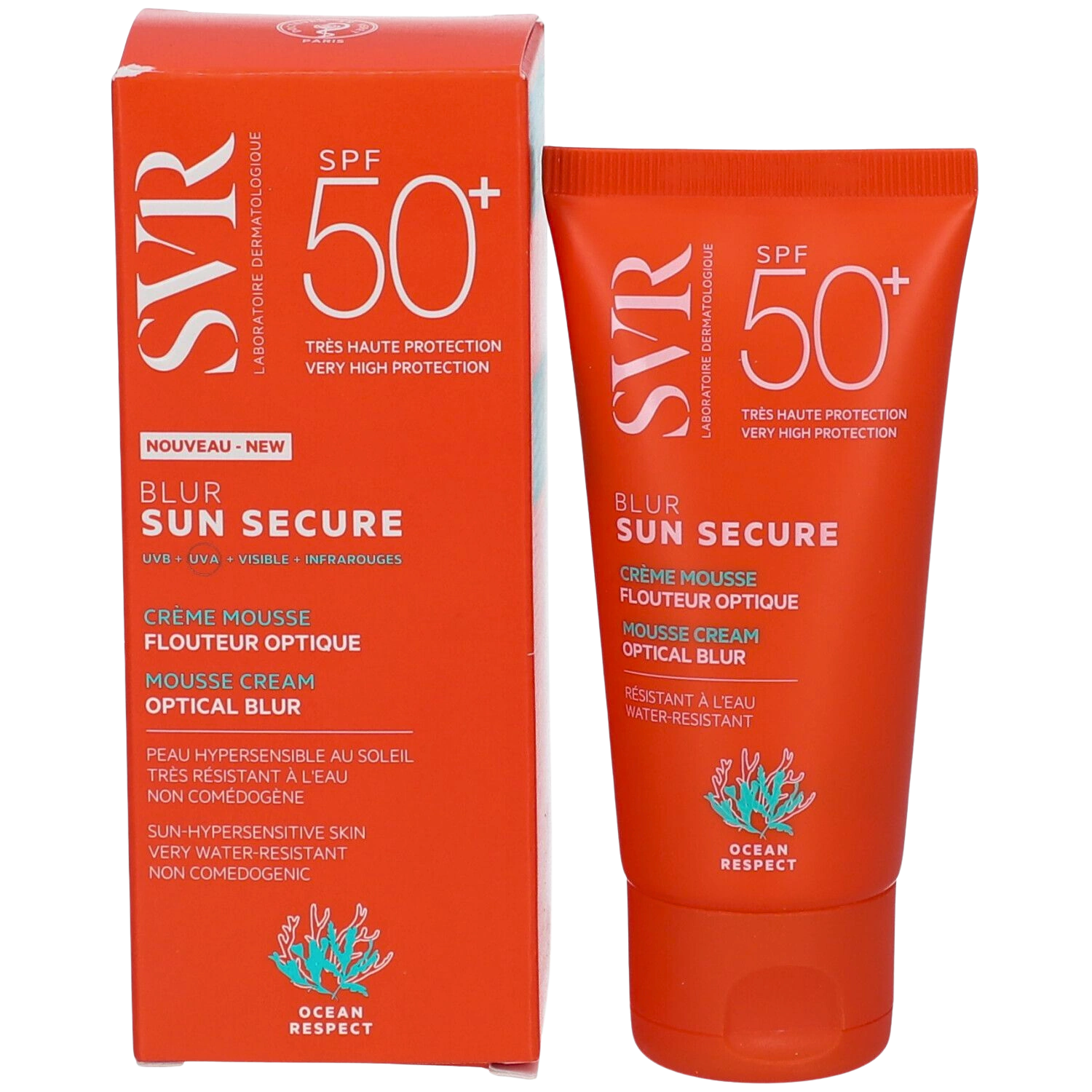 SVR Laboratoire Sun Secure Blur SPF50+ 50ml - Derma y Laser Boutique
