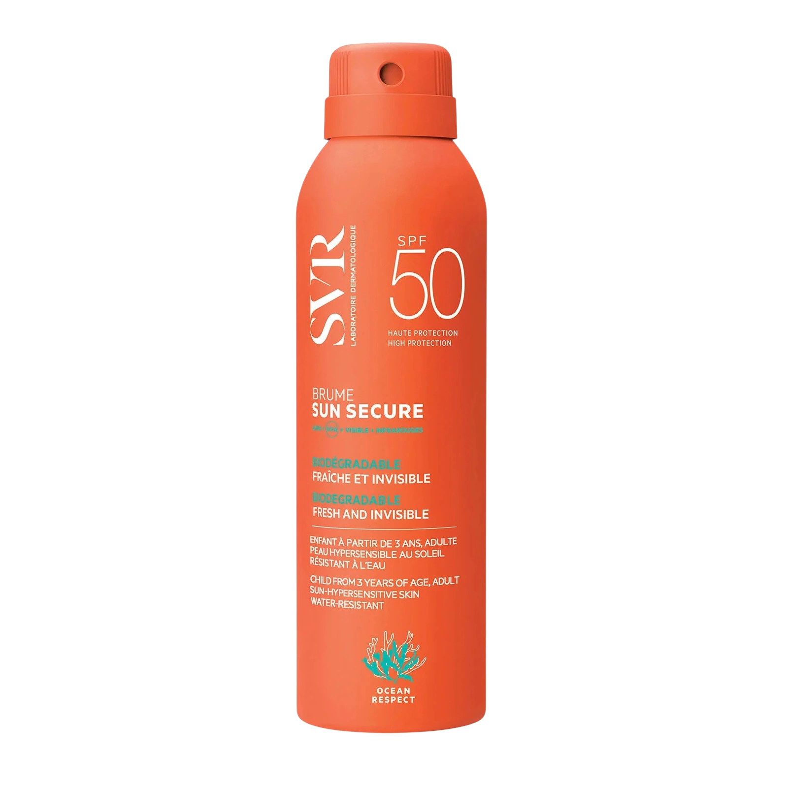 SVR Laboratoire Sun Secure Brume SPF50+ 200ml - Derma y Laser Boutique