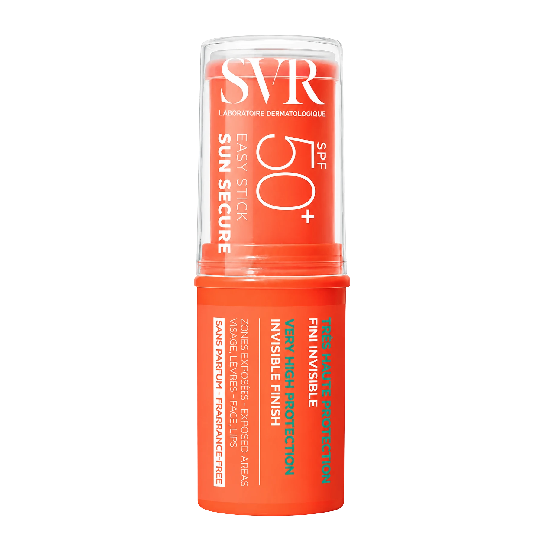 SVR Sun Secure Easy Stick SPF50+ protector solar en barra para rostro, labios y zonas expuestas