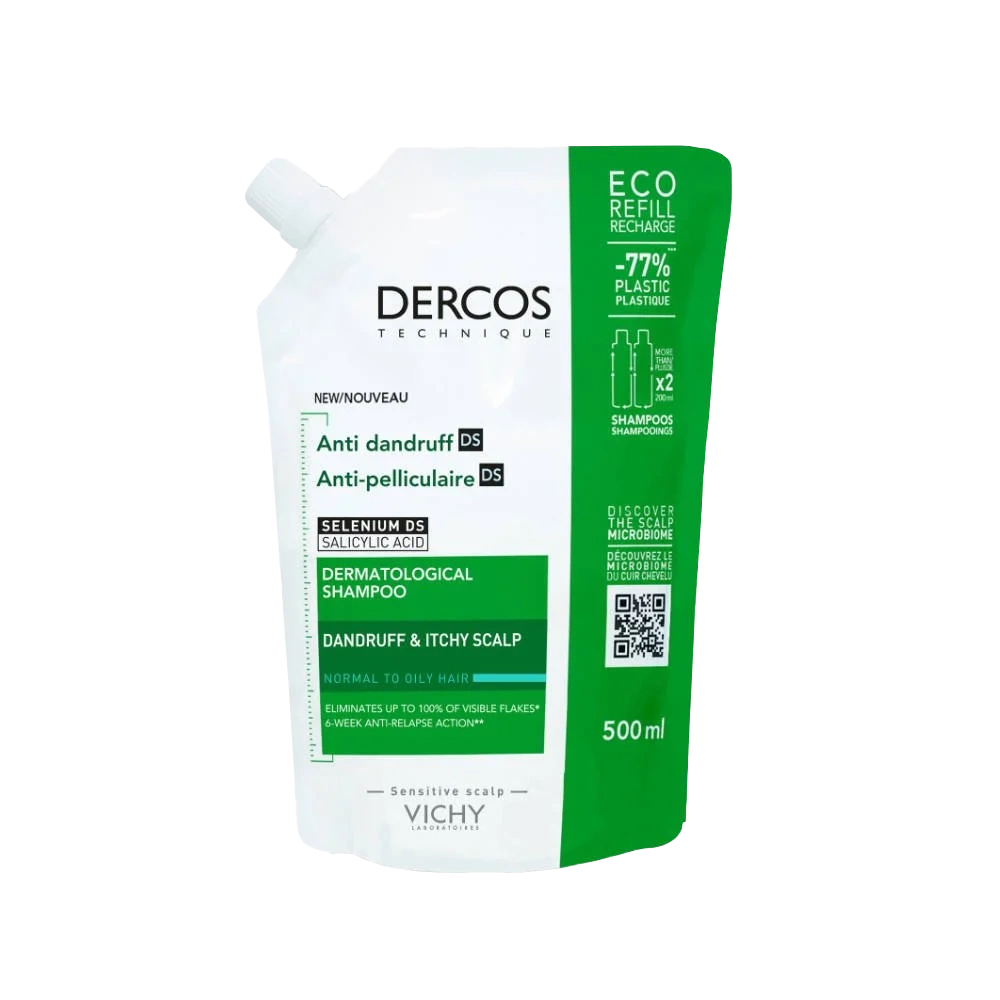 Vichy Dercos DS Shampoo Anticaspa Para Cabello Normal A Graso - Derma y Laser Boutique