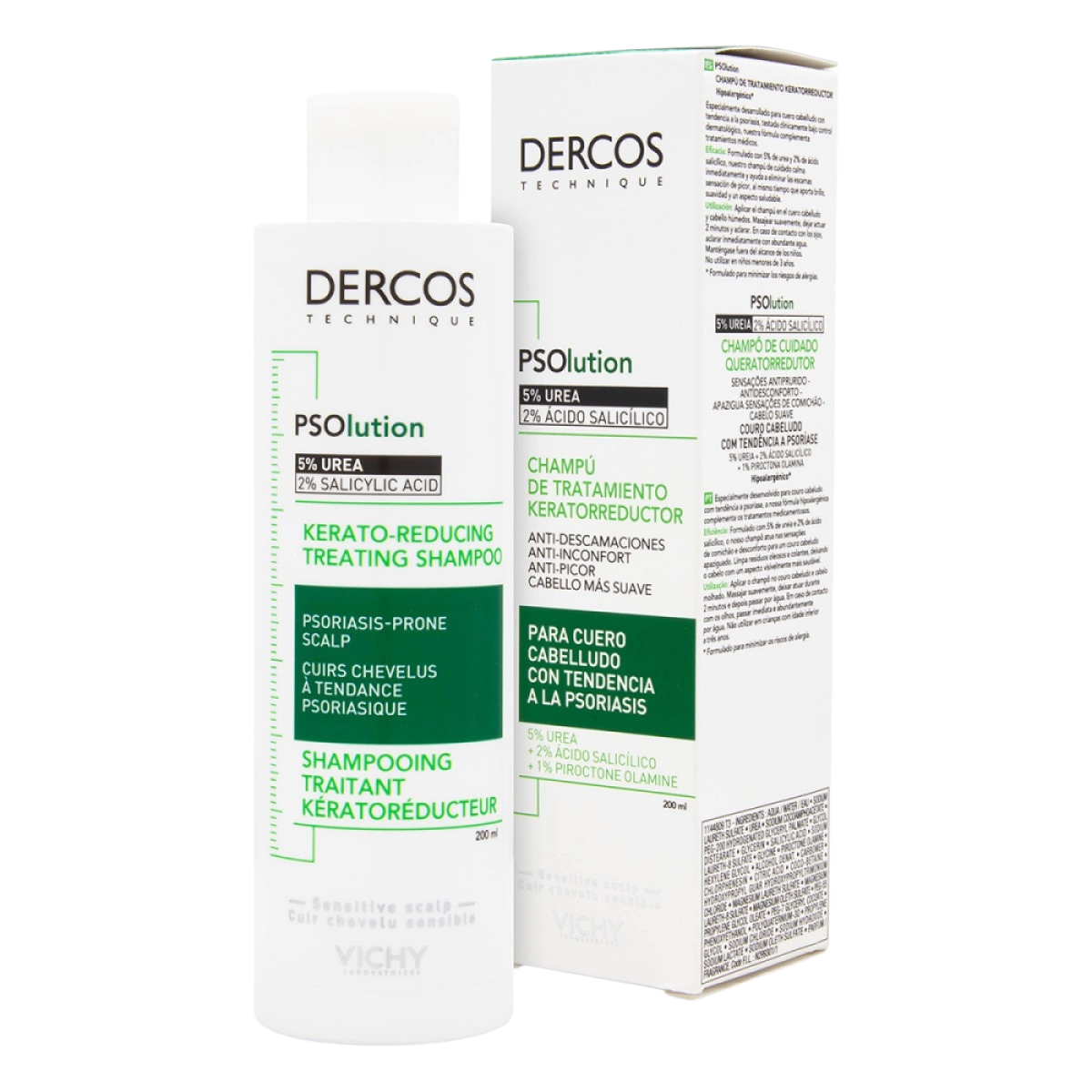 Vichy Dercos PSOlution Shampoo 200ml